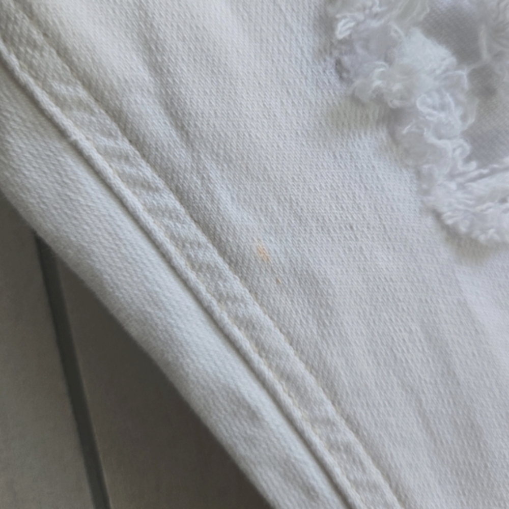 AEO 90's Skinny Jeans White Distressed with Stretch - Picture 15 of 16